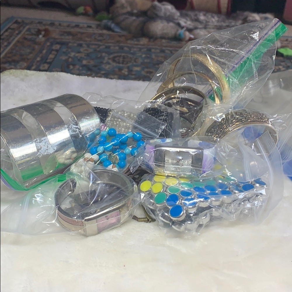 Lot #3  1# bag assorted jewelry
